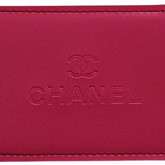 Chanel Pink Mirror Embossed Card Holder - Picture 3 of 6